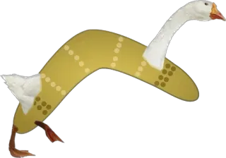 🪃 2d9622d4 gans, bumerang, tier, lustig, aufkleber telegram sticker