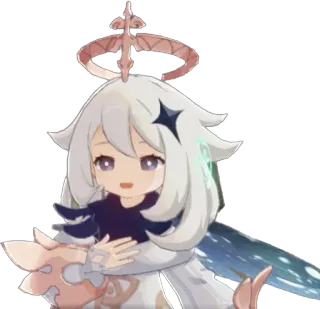 😅 88705741 Paimon Genshin Impact paimon, genshin impact, anime, videospiel, charakter, süß, maskottchen telegram sticker