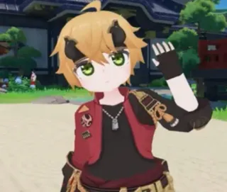 🙋‍♂️ 1562d3e4 Thoma Genshin Impact Anime, Genshin Impact, Personagem de videogame, Thoma telegram sticker