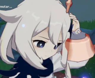 😨 9c19cf2b Paimon Genshin Impact mutar... Anime, Video game, Genshin Impact, Paimon, Fantasia telegram sticker