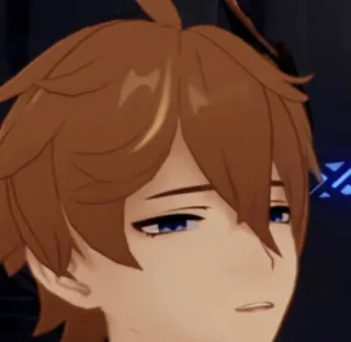 😑 4dbb5095 Tartaglia Genshin Impact Anime, Spel, Personage, zelfgenoegzaam, Tartaglia, Genshin Impact telegram sticker