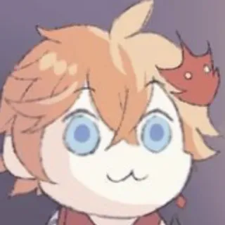 😺 8705aa43 Tartaglia Genshin Impact Anime, Spel, Personage, Tartaglia, Genshin, Childe telegram sticker