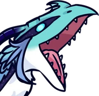 😮 0816e750 rồng, furry, quái vật, fantasy, sinh vật, thần thoại, hoạt hình whatsapp sticker