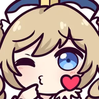 😘 3ee403e0 anime, dễ thương, trái tim, kawaii, nhãn dán whatsapp sticker