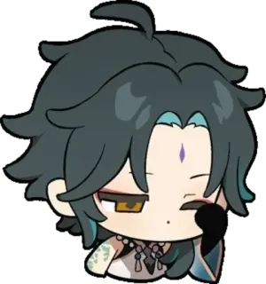 ⭐️ caa5e213 Xiao Genshin Impact Genshin Impact, Xiao, Anime, Personage, Spel telegram sticker
