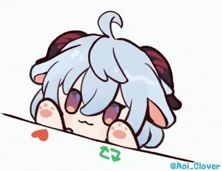 ❤️ 60dcdfef @Aoi_Clover Anime, Dễ thương, Fanart, Nghệ thuật kỹ thuật số, Kawaii, Hoạt hình telegram sticker