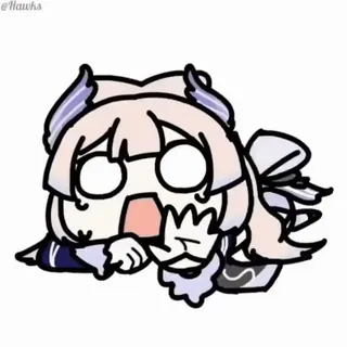 😭 3a65794d @llawks Anime, Kawaii, Sticker, Süß, Cartoon whatsapp sticker