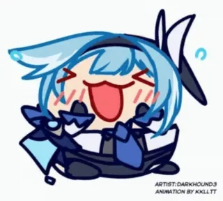 🥰 9e563aed ARTIST:DARKHOUND3
ANIMATION BY KKLLTT Anime, Charakter, Süß, Chibi telegram sticker