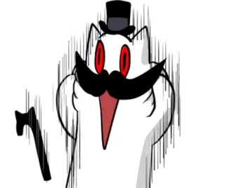 😱 d2d333a9 cat, mustache, funny, cartoon, animal, cute whatsapp sticker