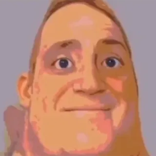 😐 f98f0017 Mr. Incredible The Incredibles Iniemamocny, Disney, Pixar, Iniemamocni, Meme, Postać telegram sticker