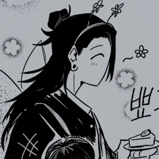 🕷 930f5ece 뾰 Anime, Flores, Pastel, Feliz, Manga, Dibujos animados whatsapp sticker