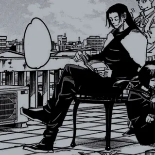 ⛓ 9b0d54af Suguru Geto Jujutsu Kaisen Anime, Manga, Hechicero, Villano, Jujutsu whatsapp sticker