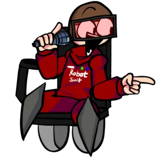 ➡️ 1fe82d44 Robot Suit 만화, 캐릭터, 로봇, 정장 telegram sticker