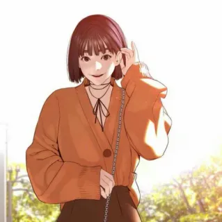 🎉 16d2d10e женщина, человек, иллюстрация, мультфильм, персонаж, одежда telegram sticker