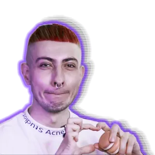 💔 df5cfc6b ACNE STUDIOS man, person, macaron, portrait, fashion, style, clothing telegram sticker