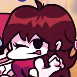 🍬 3192f38b Girlfriend Friday Night Funkin' Friday Night Funkin', Girlfriend, Charakter, Videospiel, FNF telegram sticker