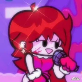 🍬 68968d20 Girlfriend Friday Night Funkin' friday night funkin, freundin, musik, spiel, cartoon telegram sticker