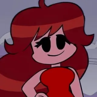 🍬 6fcf6847 Girlfriend Friday Night Funkin' friday night funkin, freundin, videospiel, cartoon telegram sticker