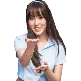 👆 176eec6e phụ nữ, người, nụ cười, hạnh phúc, chân dung telegram sticker