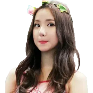 😏 23d68eb8 phụ nữ, chân dung, cô gái, người, hoa, tóc, khuôn mặt telegram sticker