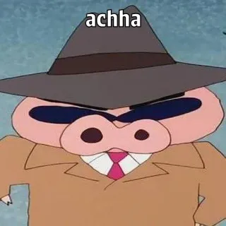 🐽 cc52ddcc achha Kartun, Babi, Detektif, Topi, Lucu telegram sticker