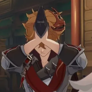 🏮 21445b2b Tartaglia Genshin Impact อนิเมะ, เกม, Genshin Impact, Tartaglia telegram sticker