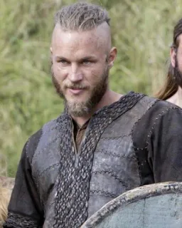 ⚔ 1aa7dee9 Ragnar Lothbrok Vikings Ragnar, Wikingowie, Serial TV, Dramat historyczny, Travis Fimmel, Postać, Wojownik telegram sticker