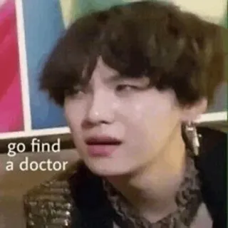 🤦 422f7bdd go find a doctor Meme, Osoba, Śmieszne, Wyraz, Sarkastyczny telegram sticker
