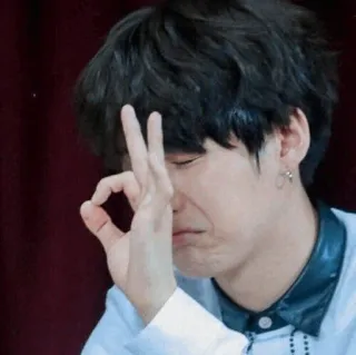 👌 617156df osoba, gest dłoni, znak OK, śmieszna mina, mem telegram sticker