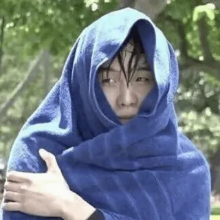 🥶 74745a84 ręcznik, mężczyzna, osoba, portret telegram sticker