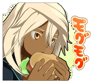 🍔 488ba8cf もぐもぐ anime, eating, burger, food, munching telegram sticker