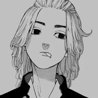 🗝 51830e13 Anime, Mangá, Retrato, Personagem, Ilustração, Arte telegram sticker