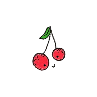🍒 56b50488 вишня, фрукт, еда, сладкий, красный, десерт whatsapp sticker