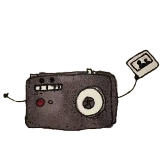 📸 a547e8e7 камера, фотография, мультфильм, снимок, винтаж, милый whatsapp sticker