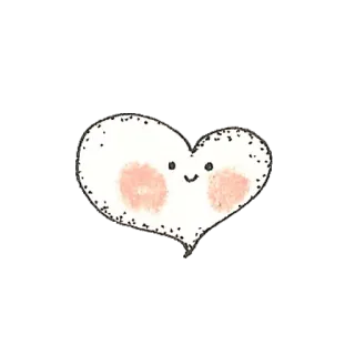 ❤ a649baae сердце, милый, каваий, любовь, день святого Валентина, мультфильм, иллюстрация whatsapp sticker