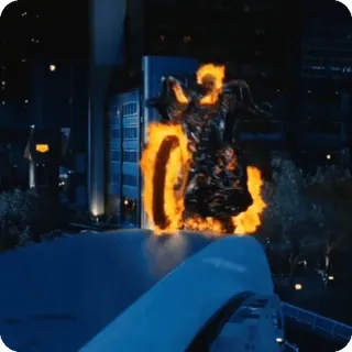 🌟 9961406e огонь, горящий, разрушенный, здания, город telegram sticker