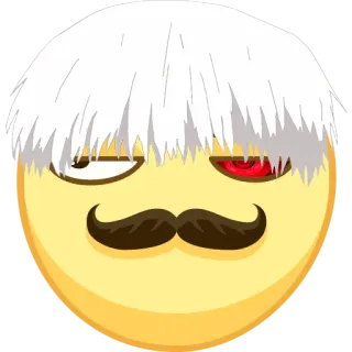 😏 8209e26f Ken Kaneki Tokyo Ghoul anime, kaneki ken, tokyo ghoul, emoji, character, ghoul telegram sticker