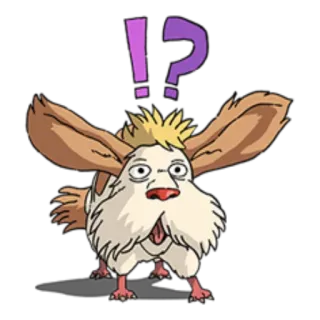 ⁉️ 8ed34567 собака, вопрос, восклицание, мультфильм telegram sticker