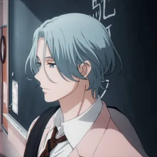 ❄️ 405df8df Reki Kyan SK8 the Infinity Аниме, Персонаж, Парень, Школьная форма whatsapp sticker