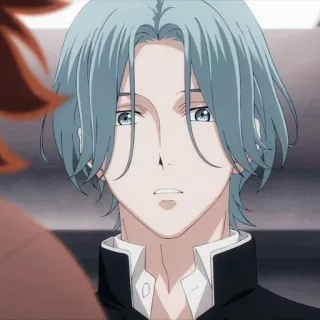 ❄️ a3178fe7 Langa Hasegawa SK8 the Infinity Аниме, Ланга, SK8 the Infinity, Мультфильм, Синие волосы, Мужской персонаж whatsapp sticker