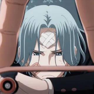 ❄️ d42cc1a7 Аниме, Персонаж, Скейтборд, Травма, Манга, Человек whatsapp sticker