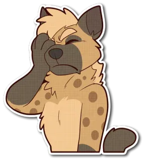little Hyena @stickersb2b telegram stickers