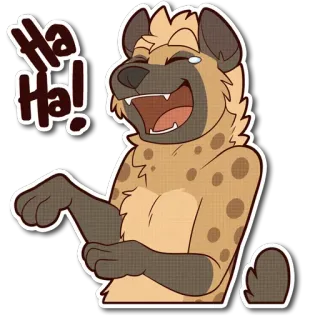 little Hyena @stickersb2b telegram stickers