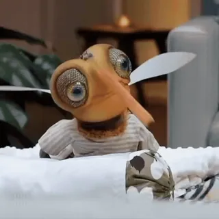 😐 01265c63 komar, kukiełka, owad, zwierzę, lalka whatsapp sticker