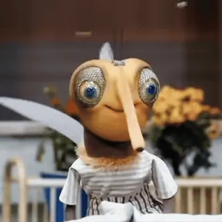 😐 2e012831 kukiełka, owad, komar, postać whatsapp sticker