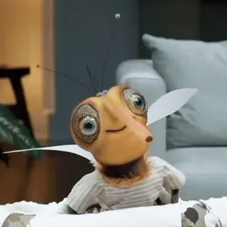 😴 351f91e2 kukiełka, owad, postać, lalka, stworzenie whatsapp sticker