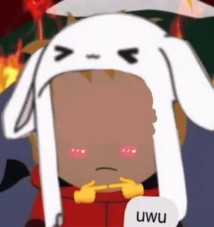 🤍 3e9897f1 uwu uwu, meme, slang di internet, carino, anime, cartone animato whatsapp sticker