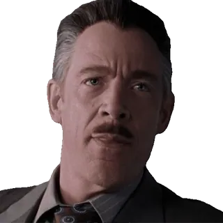 🤣 2e91c1f5 J. Jonah Jameson Spider-Man J. Jonah Jameson, Spider-Man, Zeitung, Redakteur, Chef, Film telegram sticker