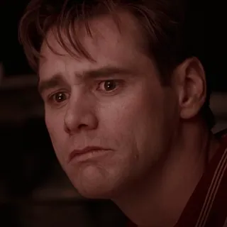 😒 93699d2b Jim Carrey Jim Carrey, Schauspieler, Promi, Gesicht, traurig, Ausdruck telegram sticker