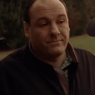 😑 9387d030 Tony Soprano The Sopranos Tony Soprano, Die Sopranos, HBO, TV Serie, Charakter, Gangster telegram sticker